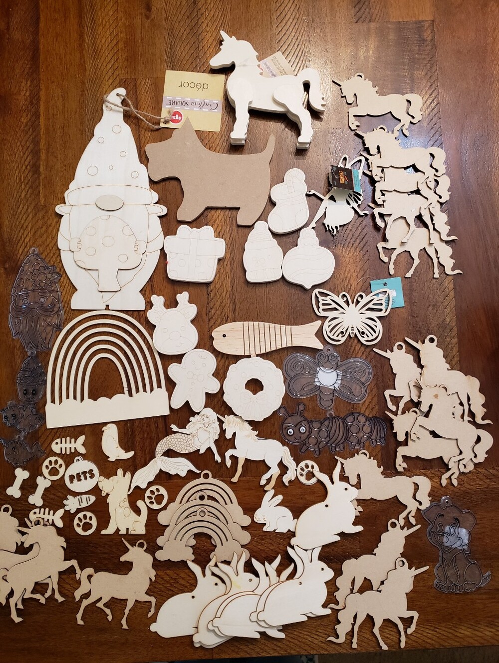 Paint Your Own Wood Pieces